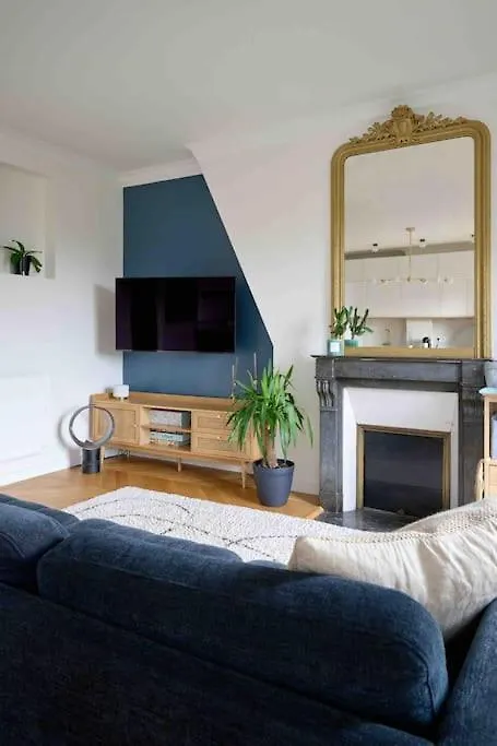 Apartment Marais - Parents Suite & Kids Room With Park View *
